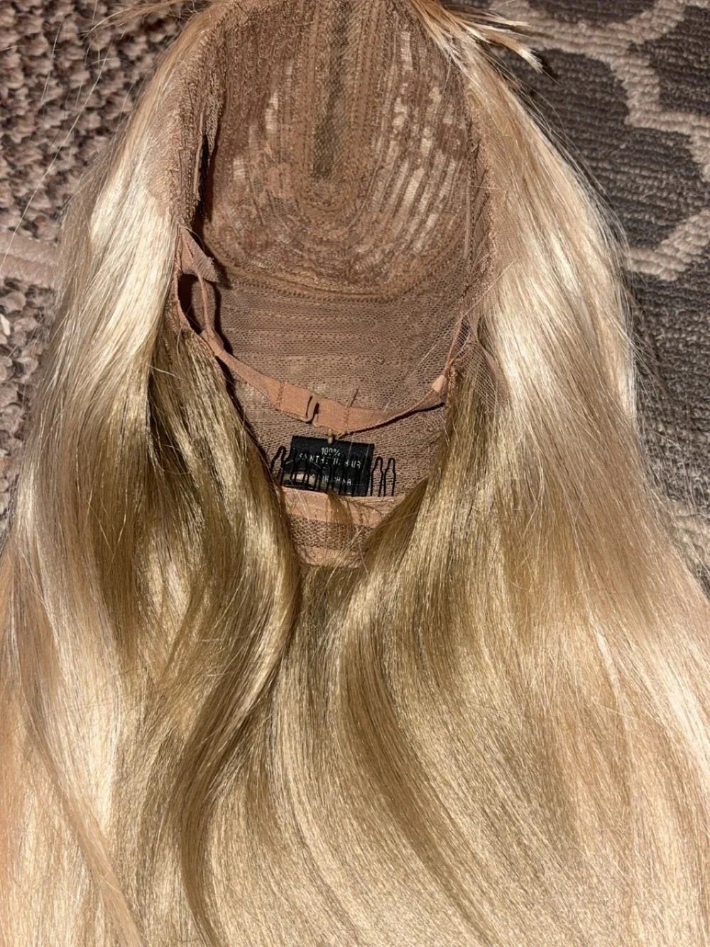 Blonde Long Straight Women's Wig - Neutral Blonde